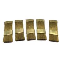 5 vnt. Švarios kapos Dantų įrankiai Šepetys Laboratorinės medžiagos Žalvario Viela Balta Nailono Valymas Dantų Karbido Kapų dildėms Brass brush beige
