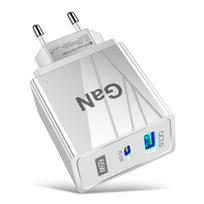 VAORLO GaN įkroviklis 65 W greitas įkrovimas PD USB Greitas įkrovimas QC3.0 įkroviklis EU JAV JK prievadai UK