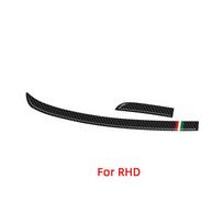 Prietaisų skydelio skydelio apdailos juostelės anglies pluošto automobilių lipdukai, skirti Alfa Romeo 159 Brera Spider 2004-2011 interjerui For RHD-B