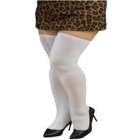 Woman Thigh High Socks Extra Large Size Knee High Stocking Over Knee Socks Plus Big Size Socks XXL balta