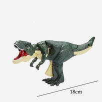 Nauji vaikų dekompresiniai dinozaurų žaislai Kūrybingi rankomis valdomi teleskopiniai spyruokliniai dinozaurų žaislai kalėdinės dovanos vaikams 18*3*10cm