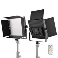 90W dviejų spalvų fotografijos šviesa LED šviesos panelė 1024 vnt. LED karoliukai 3200K-5600K pritemdoma DC/NP serija US Plug juoda