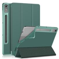 Mados dažų magnetinis odinis dangtelis, skirtas Lenovo Xiaoxin Pad Pro 12.7 dėklui su automatiniu pabudimu / miegojimui silikoniniu Tpu smūgiams atspariu dangteliu Xiaoxin Pad Pro 12.7 tamsiai žalia spalva