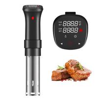 Precizinis Sous Vide viryklė 1100W Itin tylus veikimas Tikslus temperatūros ir laiko valdymas Panardinamas EU Plug juoda