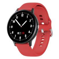 Išmanusis laikrodis Vyriškas Bluetooth skambutis Play Music Fitness Apyrankė Išmanusis laikrodis Moteriškas IP67 Full Touch Sportinis skaitmeninis laikrodis, skirtas Android IOS raudona