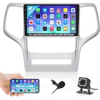 2D automobilio stereofoninis radijas, skirtas JEEP Grand Cherokee WK2 2014-2022 Android 12 Multimedia Viedo Player GPS CarPlay Navi 10 colių 4-core 1+32CP