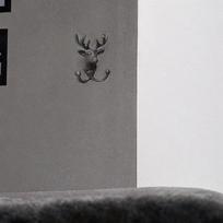 Gyvūno Galvos Figūrėlės Sieninis Kabliukas Raktams, Chalatams, Drabužių Kabykla Vonios Kambariui, Virtuvei, Rustic Deer