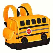 Mokyklinė kuprinė su piešiniu, mokyklinio autobuso kuprinė, pandos vairuotojas, didelės talpos kuprinė, vandeniui atspari, reguliuojama peties petneša, rankinė