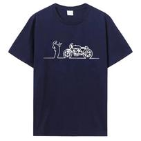 Vyrams Moto Guzzi La Linea Guzzisti Nomads marškinėliai Lineman TV serialų drabužiai Medvilniniai marškinėliai Hip Hop marškinėliai Gatvės apranga XXL juoda