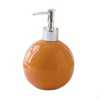 Rankų muilo dozatorius su pompa Keramikinis skysčio indas Modernus Nešiojamas 550ml Įpilamas Emulsija oranžinė