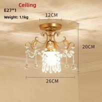 Praėjimo Šviestuvas Lubinis Šviestuvas Balkonas Prieškambaris Koridorius Laiptai Drabužinė Šviestuvas Prieškambaris Krištolinis Sietynas Ceiling lamp