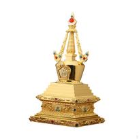 Bodhi Stupa - Dekoracija kelionei, Skulptūra, Stalo puošmena, Cinko lydinio statulėlė namams S