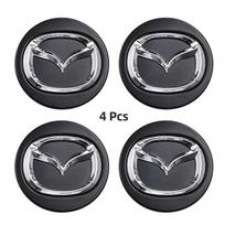 4 vnt. 56 mm automobilio ratlankio centrinis dangtelis Ratlankio dangtelio ženklelio dangtelis „Mazda 6 3 CX5 2 CX7 Demio Atenza Axela MX30 CX30 CX3 CX9“ juoda