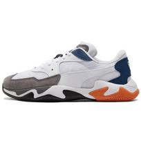 Puma Storm Origin Audinys Dvisluoksnė Karvės Oda Sintetinė Oda Sportiniai Apvalus Pirštas Žemi Laisvalaikio Batai Unisex Kedai Balti Pilki Mėlyni 369770-10 36