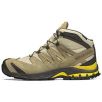 Salomon XA Pro 3D Mid GTX Leather Casual Slip Resistant Durable Mid Outdoor Functional Shoes Unisex Shoes Brown Yellow 471707 46