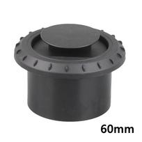 60mm/75mm Dyzelinio šildytuvo ortakis Žarna Vamzdis Oro išleidimo anga Sukama Juoda 60mm