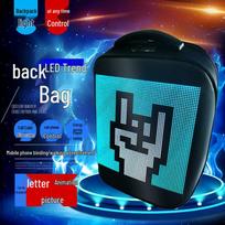 LED reklaminis kuprinė su ekranu kelionėms ir lauko veiklai Black 16-inch Backpack