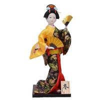 30cm Rankų darbo Japonų Geišos Kimono Lėlės Figūrėlė Demonstruojanti Tradicinę Kultūrą Ideali Namų Dekoro Kolekcionieriams