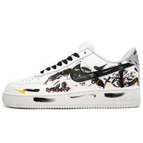 Nike Air Force 1 žemi riedlenčių batai Unisex Juodi Balti CW2288-111(Komanda400-) 36.5