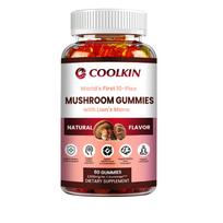 Grybų kompleksas gumyčių pavidalu, 2500 mg, gerina atmintį ir stiprina imunitetą, vegetariškas, be glitimo. 120