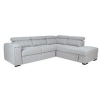 Kampinė sofa-lova ODELIA-2 RC, pilka