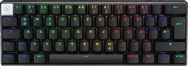 "Logitech G PRO X 60 Lightspeed" belaidė žaidimų klaviatūra, itin kompaktiška mechaninė 60 % TKL klaviatūra, "Lightsync RGB", dvigubo ryškumo PBT klavišai, optinė taktilinė, "Windows PC", QWERTZ DE - juoda