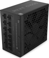 "NZXT C1000 Gold ATX 3.1" - visiškai modulinis, mažai triukšmo keliantis žaidimų kompiuterių maitinimo šaltinis - 1000 W - "80 Plus Gold" - 12 V - 2x6 jungtys - nulinio ventiliatoriaus režimas - 100 % japoniški kondensatoriai - juodas