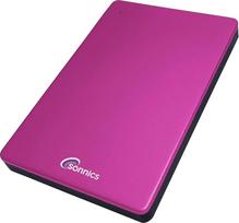 "Sonnics" 500GB rausvos spalvos išorinis nešiojamasis C tipo USB 3.1 kietasis diskas, suderinamas su "Windows PC", "Mac", išmaniuoju televizoriumi, "Xbox One/Series X" ir PS4/PS5