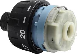 123869-6 DDF083, DF032D ir DFF032 elektriniai įrankiai, plastikinė ir metalinė konstrukcija, juoda/mėlyna