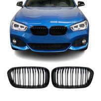 Performance priekinės dvigubos grotelės tinkančios BMW F20 / F21 LCI (15-19), blizgios