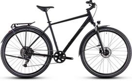 Dviratis Cube Nature ONE Allroad juodas'n'juodas 2026-58 cm (Dydis: 58 cm)