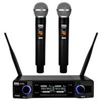 DNA Professional DVS2 - belaidis mikrofonas, 2 rankiniai siųstuvai + bazinė stotelė (560–590 MHz)