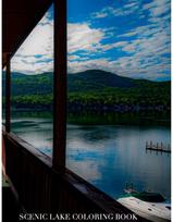 Scenic Lake template Coloring Book sir Michael limited edition: lake george New York coloring book coloring book