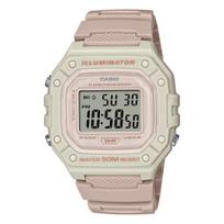 CASIO TIMELESS COLLECTION modelis SPORT ILLUMINATOR WR 50M, ALARM, CHRONOGRAPH - LIGHT PINK - COLORED SERIE