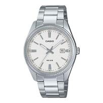 CASIO COLLECTION DATE - WHITE, MATTE DIAL MTP-1302DA-7AVDF
