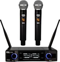 Dna Professional DVS2 - wireless microphone, 2 handheld transmitters + base unit (560–590 MHz)