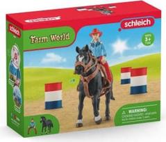 Schleich FARM WORLD Kaubojė ant žirgo