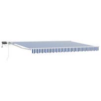 Rankinis markizės rėmas su LED Mėlyna ir balta 4 x 2 m