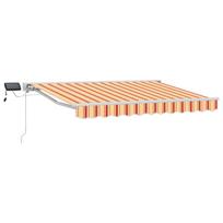 Rankinis markizės rėmas su LED Geltona ir Oranžinė 3,5 x 2,5 m