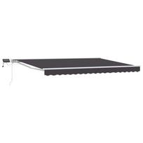 Rankinis markizės rėmas su LED Antracitas 4,5 × 3,5 m