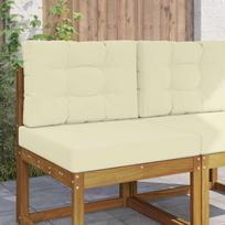 Lauko sofa pagalvėlė 2 pcs Kreminė Poliesteris