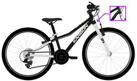 Dviratis Karbon Superlight 24 black
