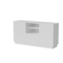 Cama LIVERTI 150 2D1S komoda, 150x42x78cm, 2 durelės, 1 stalčius, balta matinė