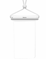 Baseus Cylinder Slide-cover waterproof smartphone bag White