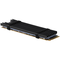 AXAGON CLR-M2L3 passive - M.2 SSD, 80mm SSD, ALU body, silicone thermal pads, height 3mm