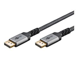 Goobay | DisplayPort Cable 2.0/2.1, 54Gbit/s | 75681 | DisplayPort to DisplayPort