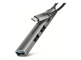 AXAGON ALU STRIP USB-C 4 port hub | HUE-STC