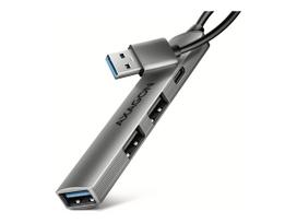 AXAGON ALU STRIP USB-A 4 port hub | HUE-STA