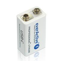 Rechargeable battery everActive 6F22/9V Li-ion 550 mAh with USB TYPE C