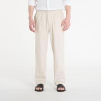 Calvin Klein Straight Linen Pull On Pant Oatmeal Melange - Dydis L (LV04LF619G 2JX Kelnės)